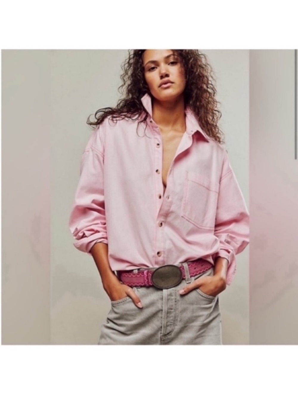 Free People NWT Freddie Shirt Size Small in Fairy Tale